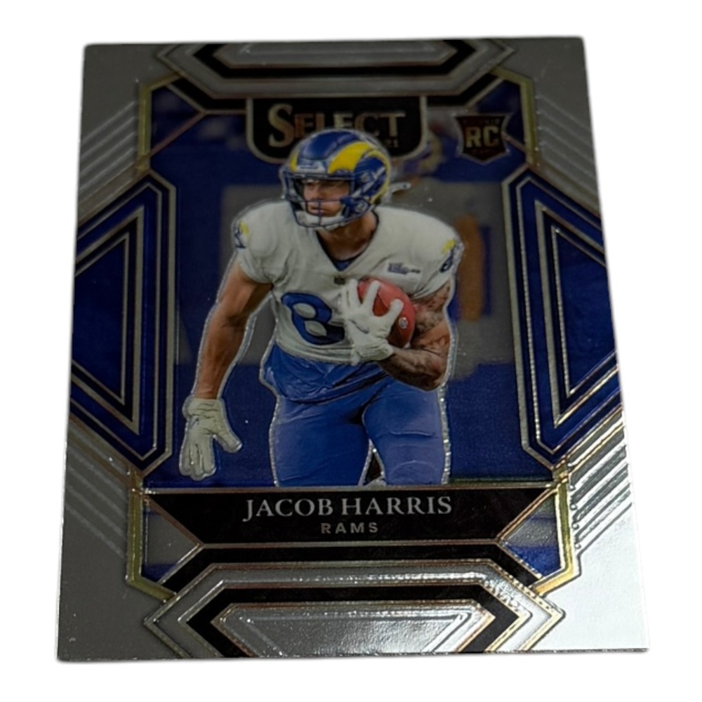 2021 Panini Select Jacob Harris Rookie Card RC #280 Club Level Silver Prizm Rams